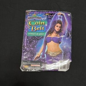 Purple Coin Belt Costume Accessory